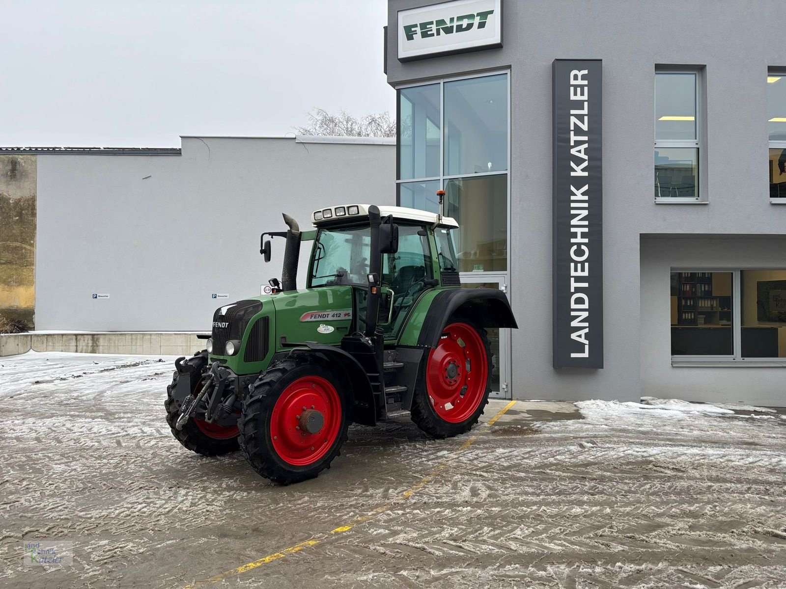 Traktor Türe ait Fendt 412 Vario, Gebrauchtmaschine içinde Deutsch-Wagram (resim 1)