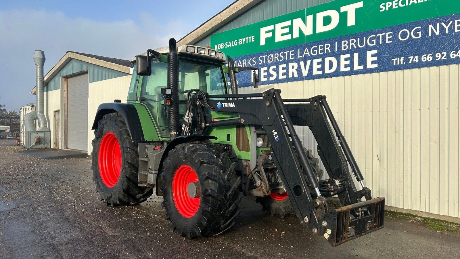 Traktor от тип Fendt 415 VARIO TMS Med Frontlæsser Trima +4.1, Gebrauchtmaschine в Rødekro (Снимка 5)