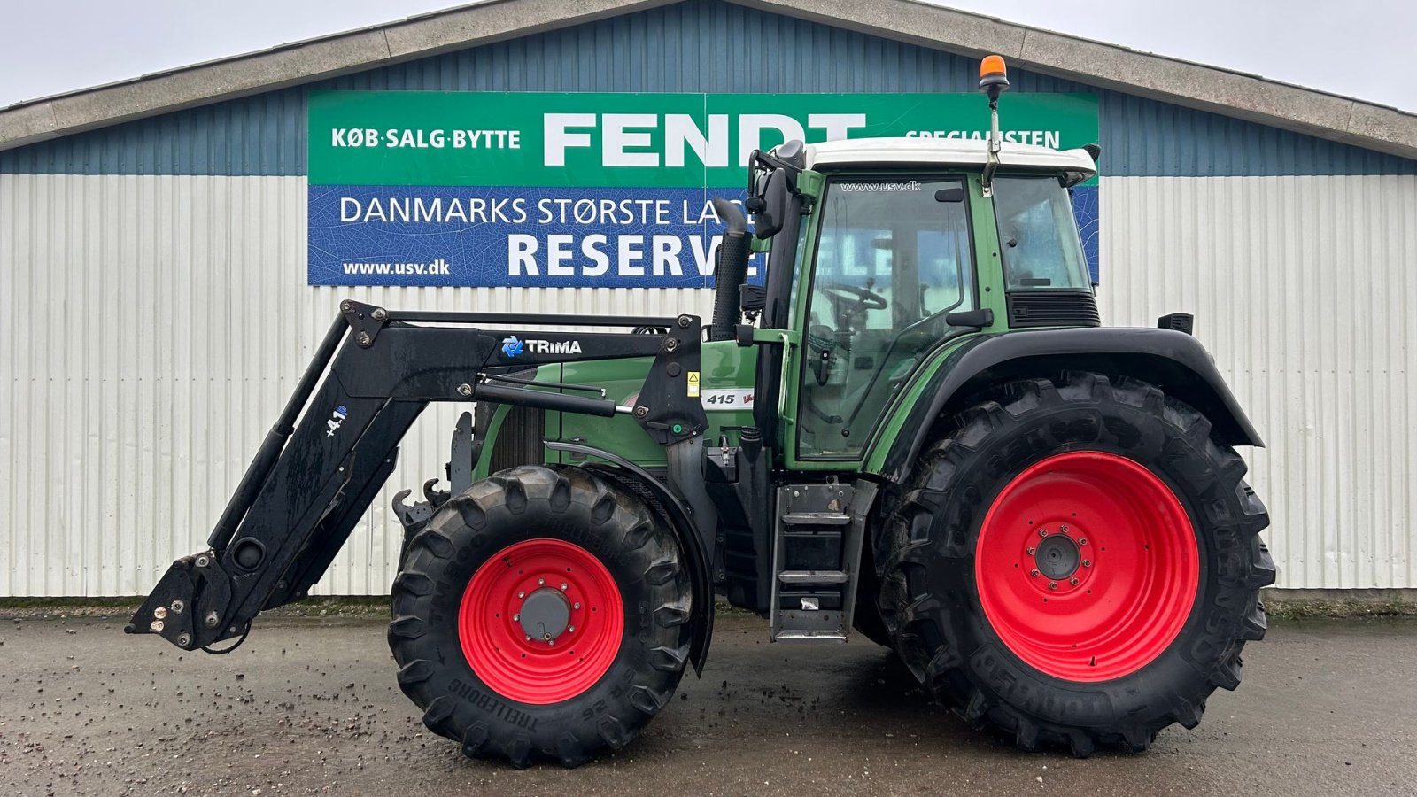 Traktor типа Fendt 415 VARIO TMS Med Trima Frontlæsser 4.1, Gebrauchtmaschine в Rødekro (Фотография 1)