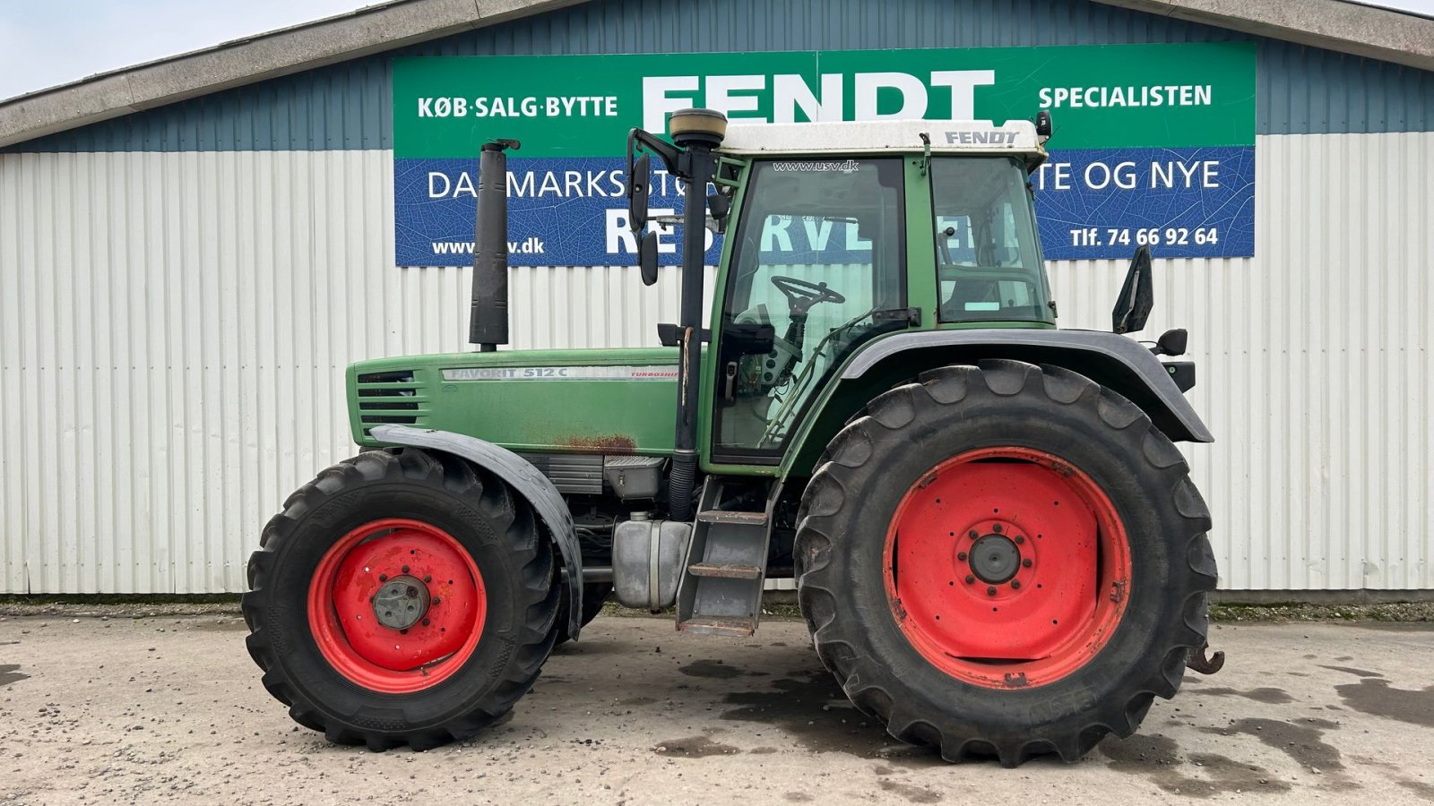 Traktor Türe ait Fendt 512 Favorit, Gebrauchtmaschine içinde Rødekro (resim 1)