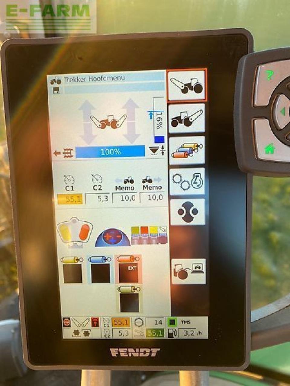 Traktor типа Fendt 514 scr profi + rtk trimble, Gebrauchtmaschine в gg VEGHEL (Фотография 7)