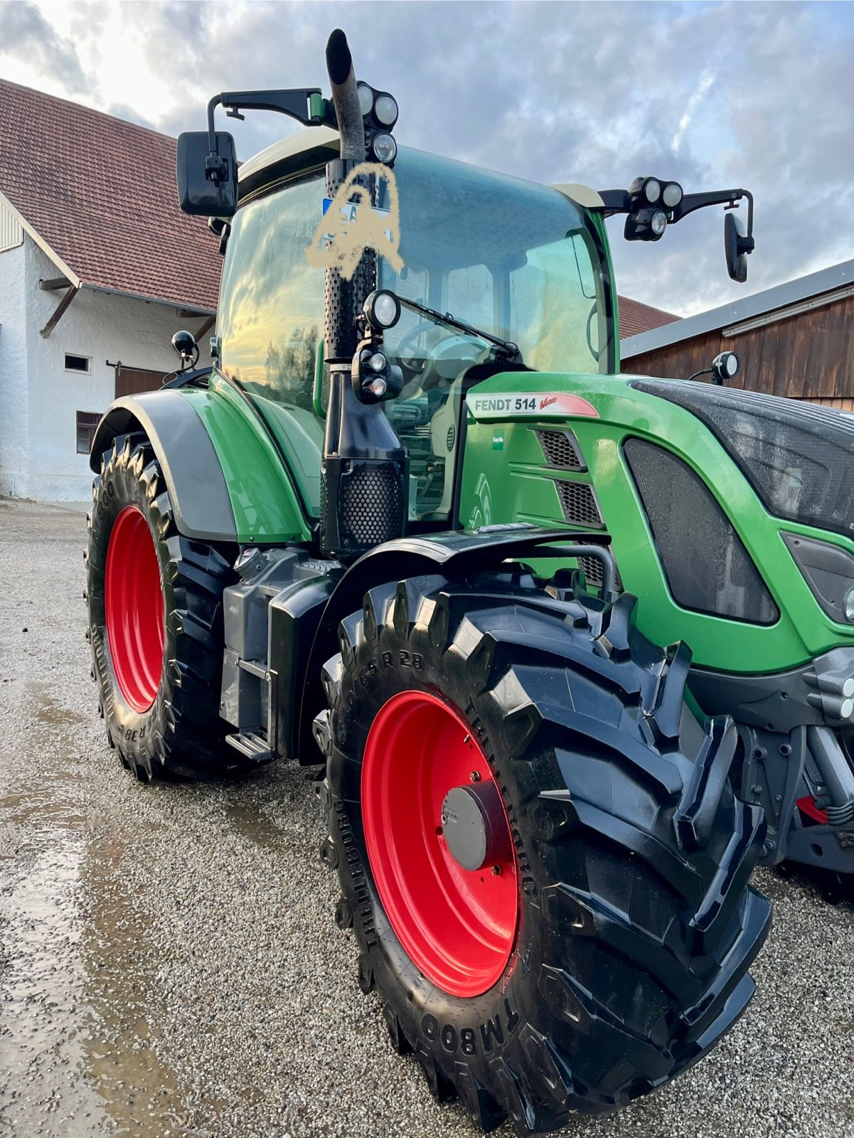 Traktor του τύπου Fendt 514 Vario Power, Gebrauchtmaschine σε Unterneuhausen (Φωτογραφία 7)