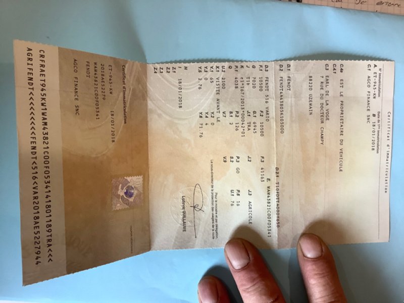 Traktor tip Fendt 516 PROFI, Gebrauchtmaschine in PUSEY (Poză 11)