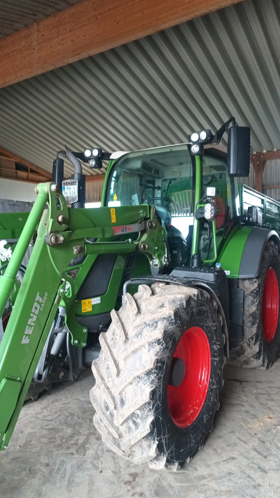 Traktor типа Fendt 516 Vario ProfiPlus, Gebrauchtmaschine в Kettershausen (Фотография 3)