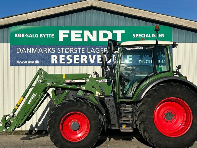 Traktor a típus Fendt 516 Vario S4 Power Plus  Med Fendt Frontlæsser 4x80, Gebrauchtmaschine ekkor: Rødekro (Kép 1)