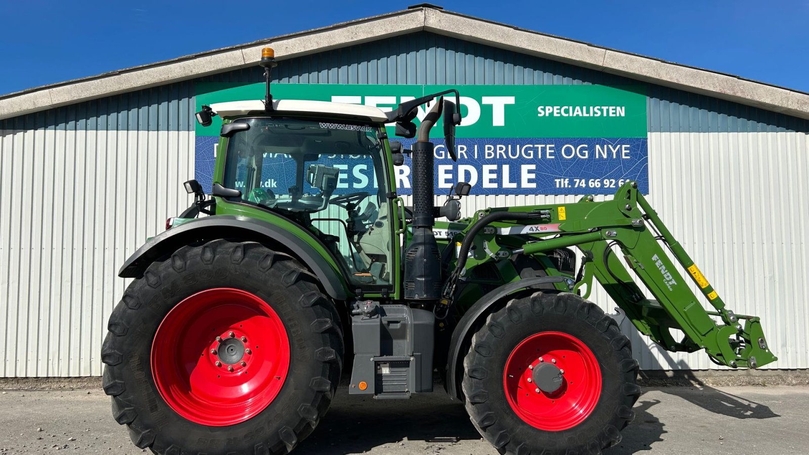 Traktor van het type Fendt 516 Vario S4 Profi Plus Med Fendt Frontlæsser 4x80, Gebrauchtmaschine in Rødekro (Foto 4)