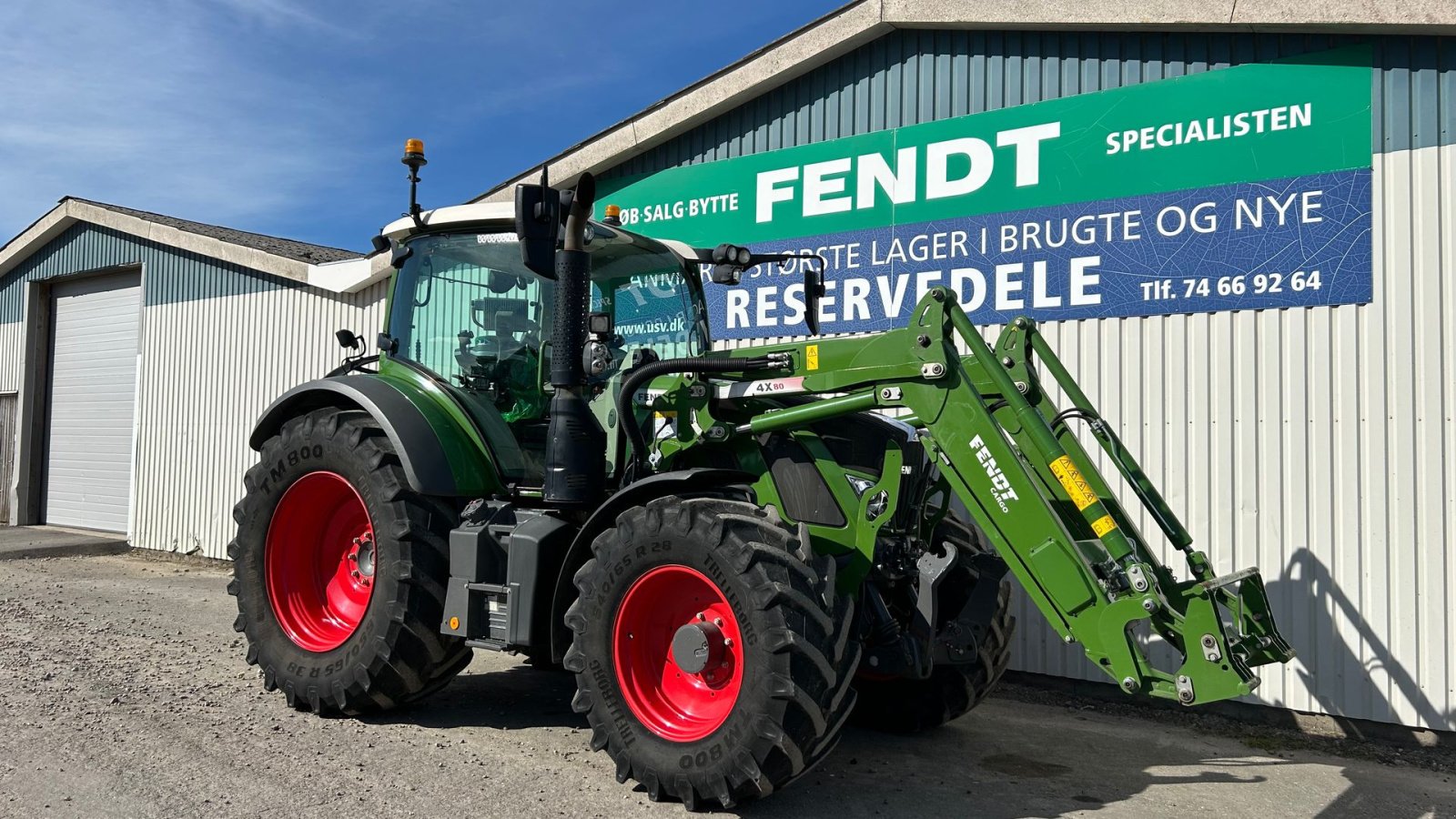 Traktor van het type Fendt 516 Vario S4 Profi Plus Med Fendt Frontlæsser 4x80, Gebrauchtmaschine in Rødekro (Foto 5)
