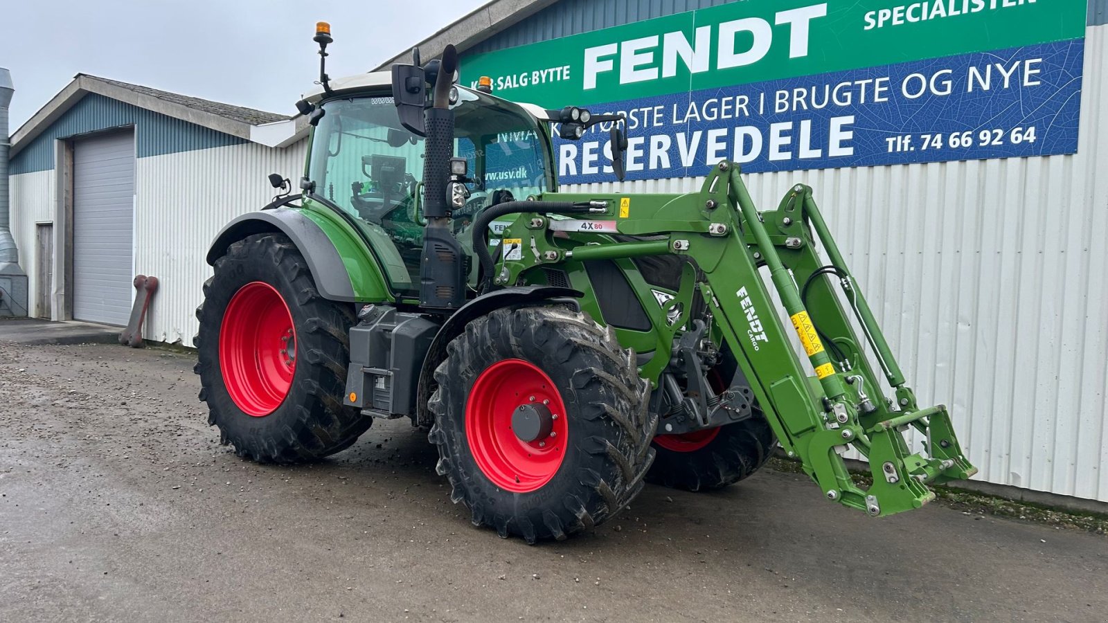 Traktor of the type Fendt 516 Vario S4 Profi Plus Med Fendt Frontlæsser 4X80, Gebrauchtmaschine in Rødekro (Picture 5)