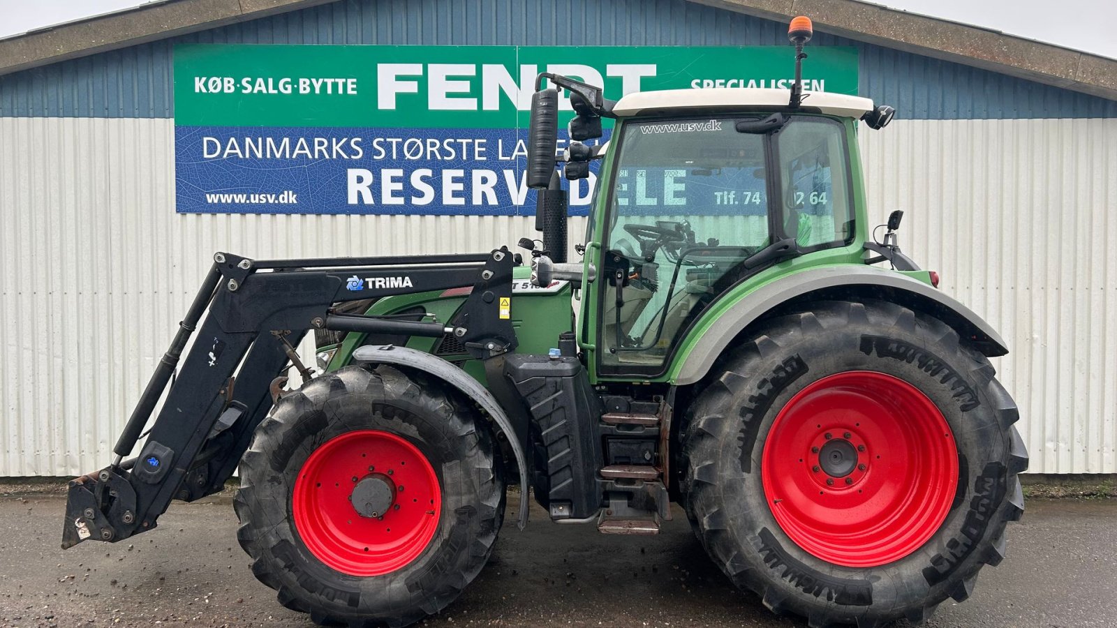 Traktor des Typs Fendt 516 Vario SCR Profi Plus Med Trima +4P Frontlæsser, Gebrauchtmaschine in Rødekro (Bild 1)