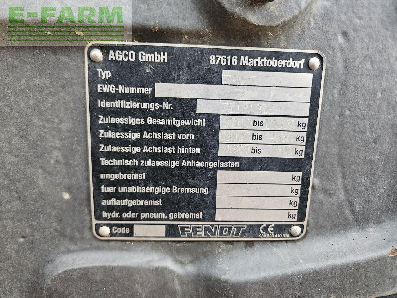 Traktor του τύπου Fendt 711 vario, Gebrauchtmaschine σε ILZ (Φωτογραφία 13)