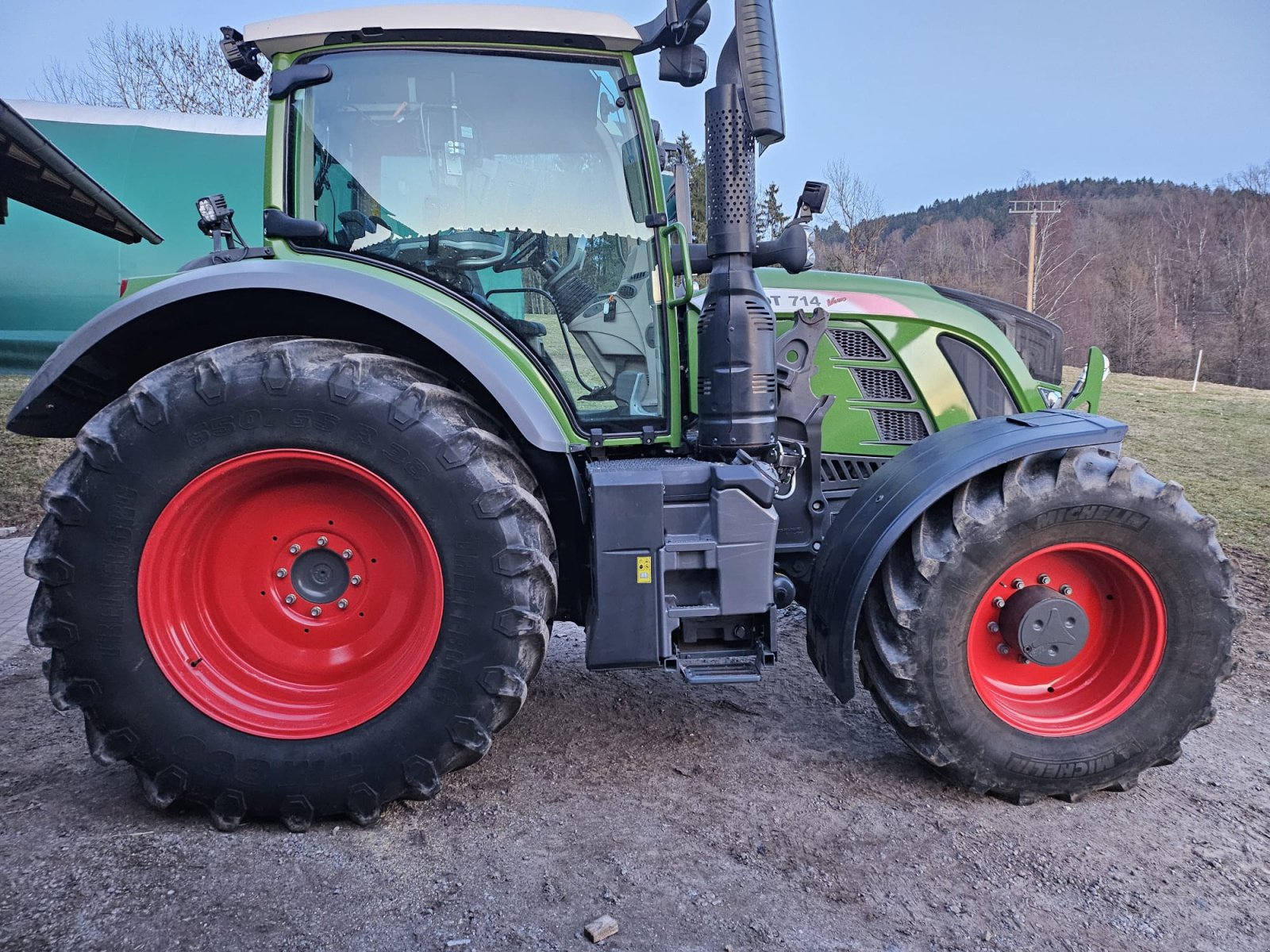 Traktor des Typs Fendt 714 Vario Profi Plus, Gebrauchtmaschine in Bernried (Bild 2)