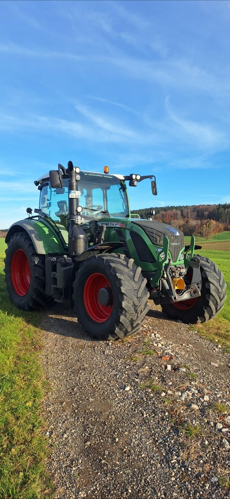 Traktor des Typs Fendt 714 Vario Profi, Gebrauchtmaschine in Winterrieden (Bild 1)
