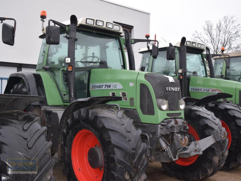 Traktor Türe ait Fendt 714 Vario TMS, Gebrauchtmaschine içinde Oyten (resim 1)