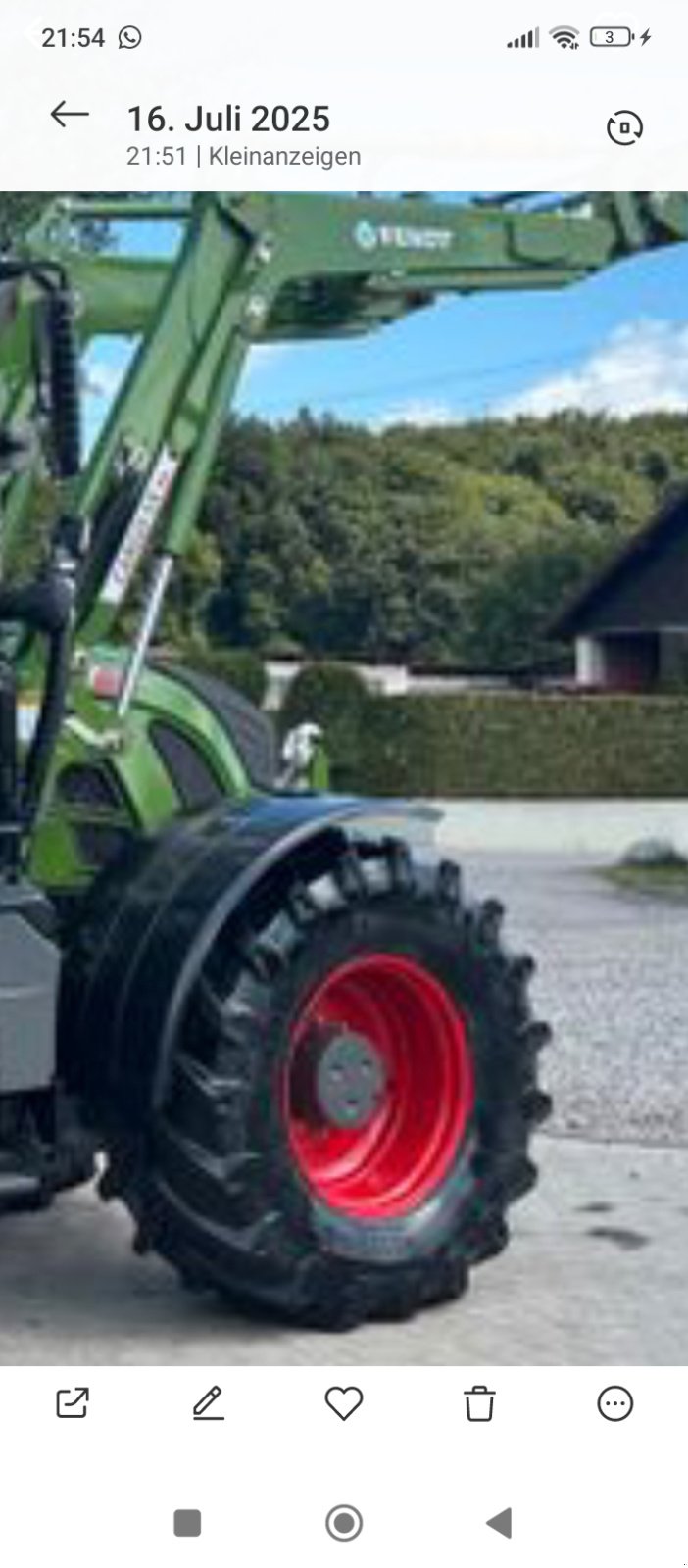 Traktor типа Fendt 714, Gebrauchtmaschine в Bamberg (Фотография 2)