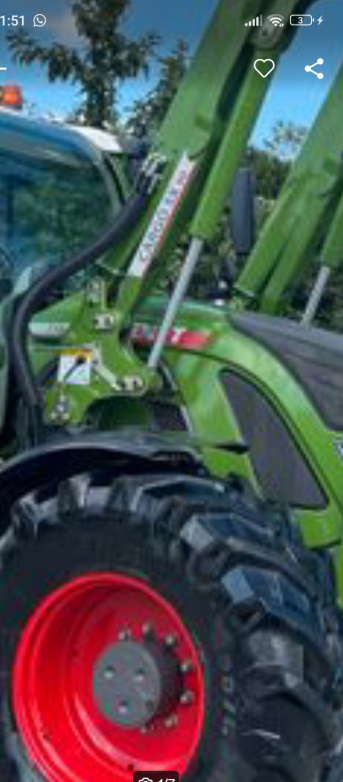 Traktor типа Fendt 714, Gebrauchtmaschine в Bamberg (Фотография 3)