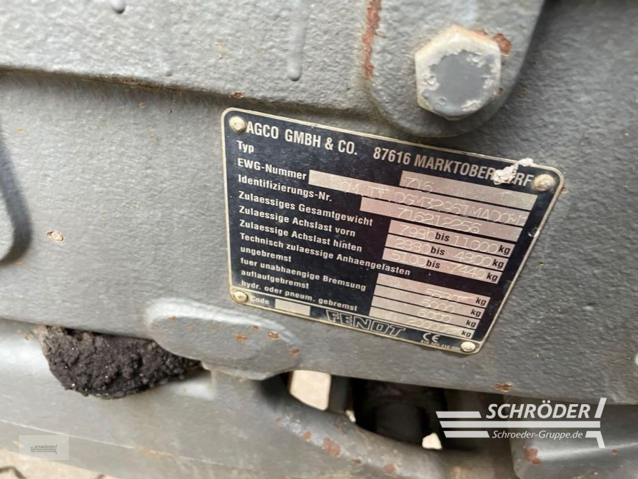 Traktor van het type Fendt 716 VARIO COM 1, Gebrauchtmaschine in Wildeshausen (Foto 23)