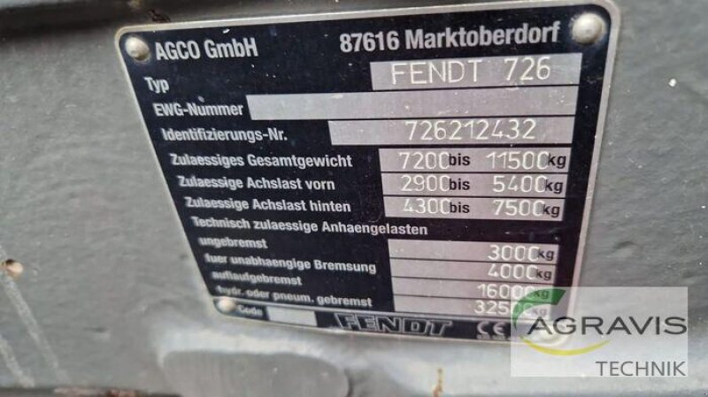 Traktor от тип Fendt 716 VARIO, Gebrauchtmaschine в Melle-Wellingholzhausen (Снимка 16)