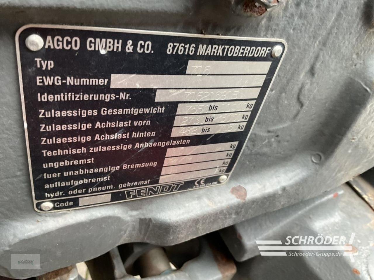 Traktor типа Fendt 716 VARIO, Gebrauchtmaschine в Holdorf (Фотография 20)