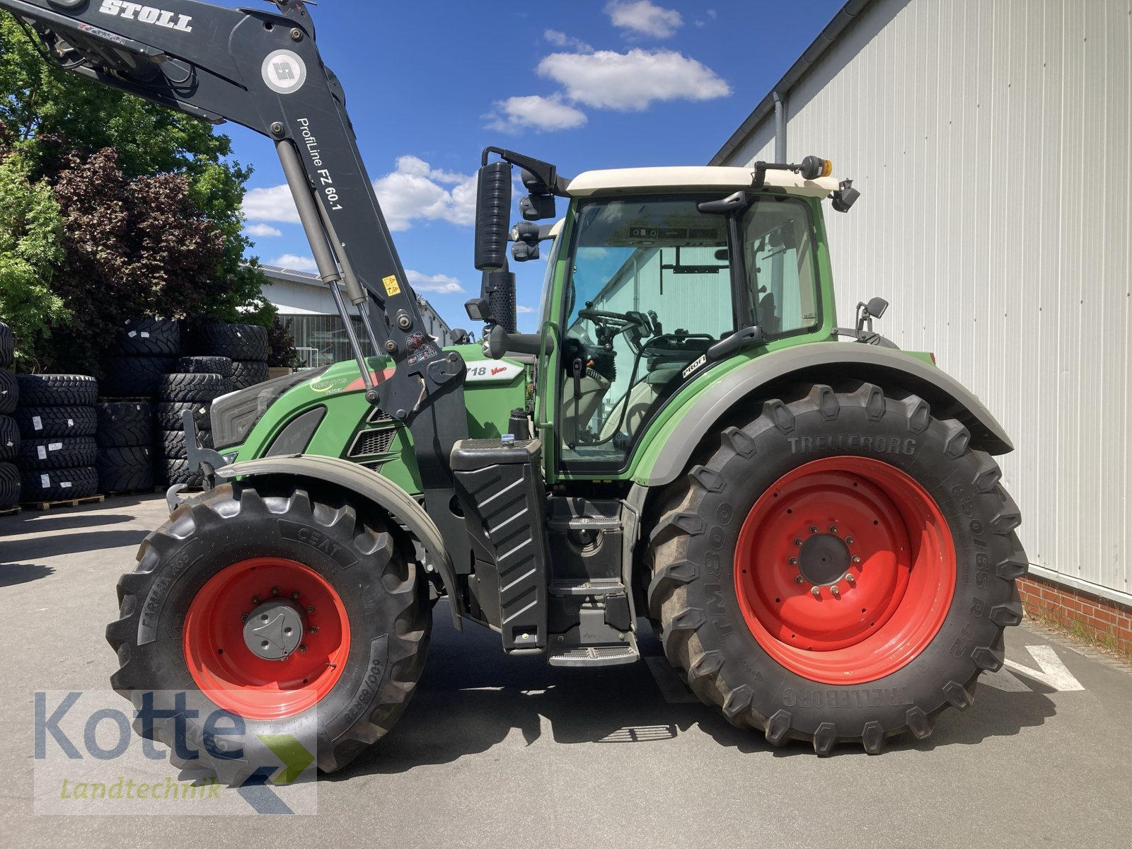 Traktor типа Fendt 718 Vario Profi, Gebrauchtmaschine в Rieste (Фотография 2)