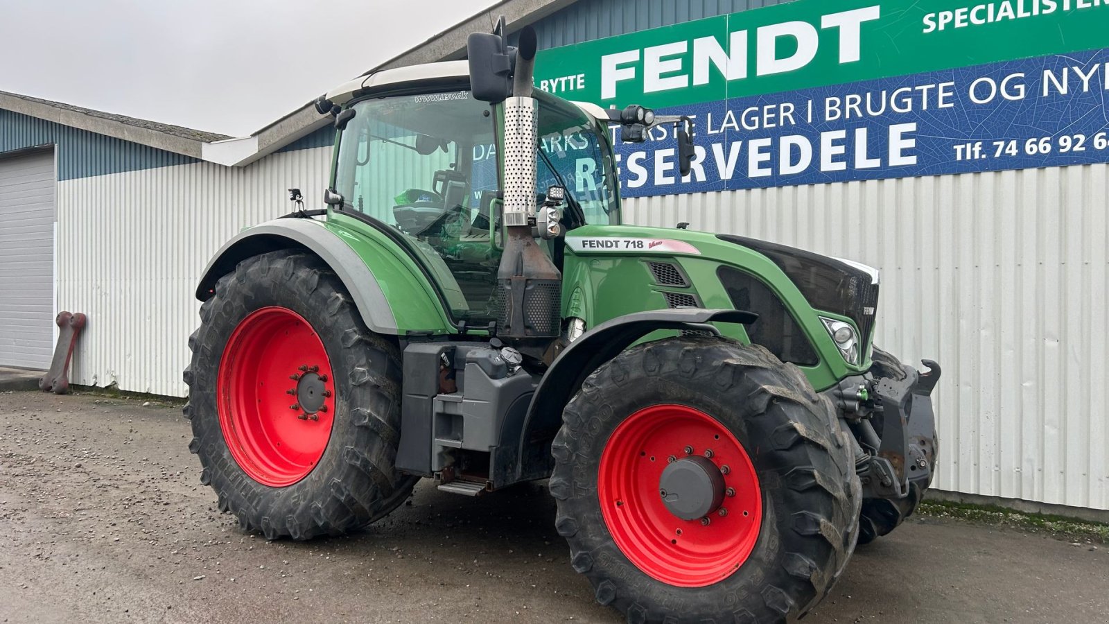 Traktor des Typs Fendt 718 Vario SCR Profi Med Trimble RTK GPS, Gebrauchtmaschine in Rødekro (Bild 5)