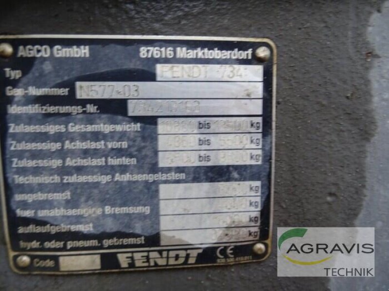 Traktor typu Fendt 718 VARIO SCR, Gebrauchtmaschine v Bardowick (Obrázek 19)