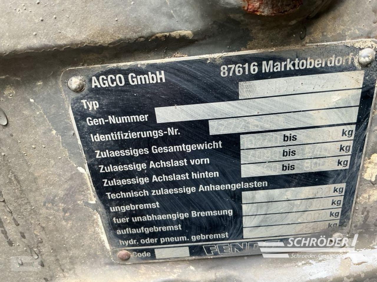 Traktor za tip Fendt 718 VARIO TMS, Gebrauchtmaschine u Friedland (Slika 4)