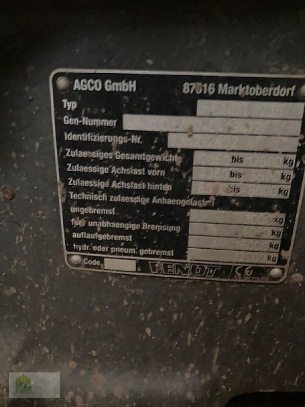 Traktor typu Fendt 720 SCR Profi Plus, Gebrauchtmaschine w Salsitz (Zdjęcie 15)