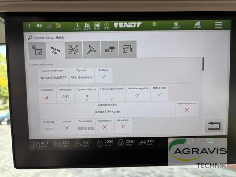 Traktor typu Fendt 720 VARIO GEN-6 Profi+ Setting1, Gebrauchtmaschine w Neuenhaus-Veldhausen (Zdjęcie 16)