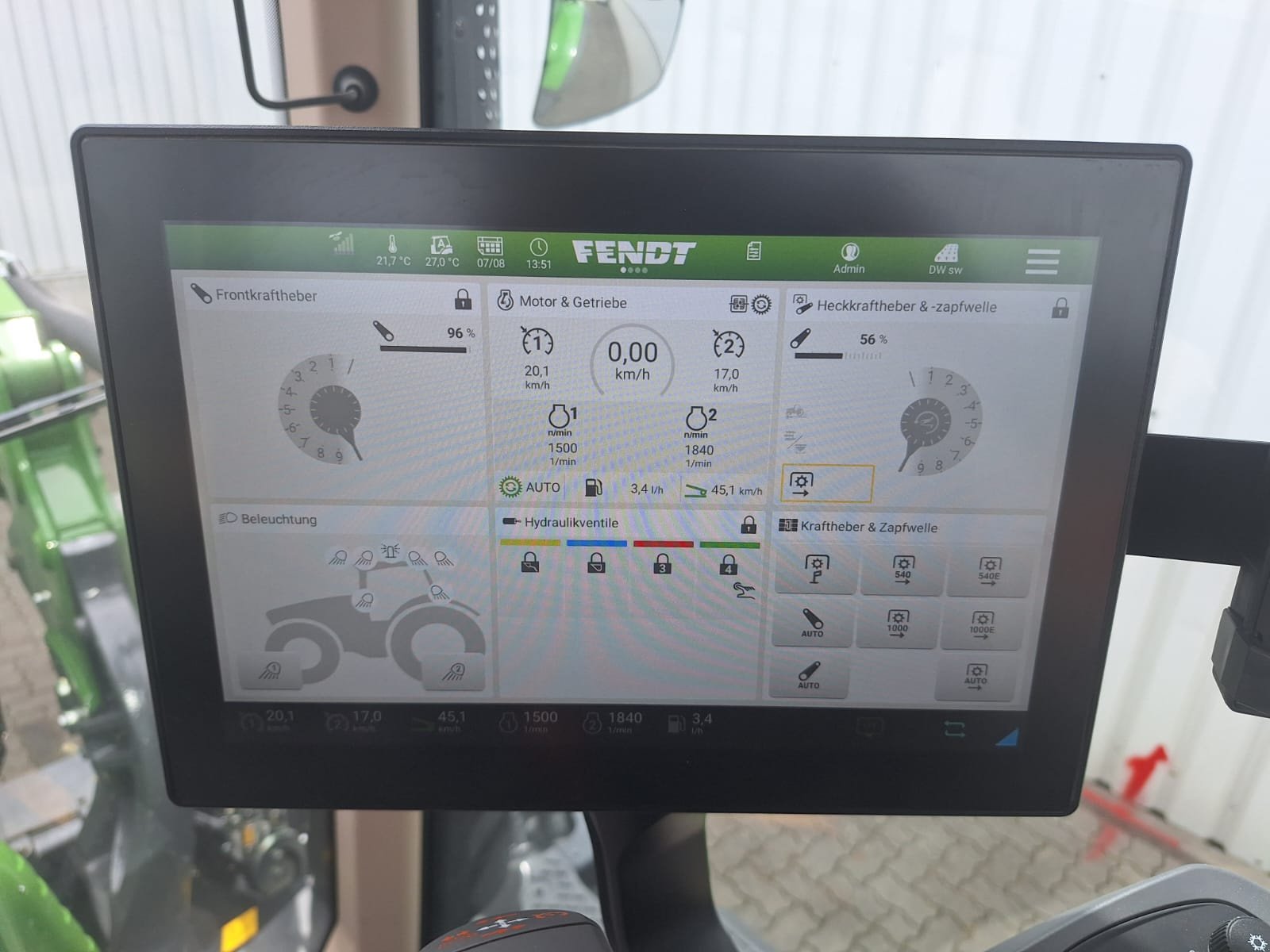 Traktor des Typs Fendt 720 Vario Gen.6, Gebrauchtmaschine in Holle- Grasdorf (Bild 18)