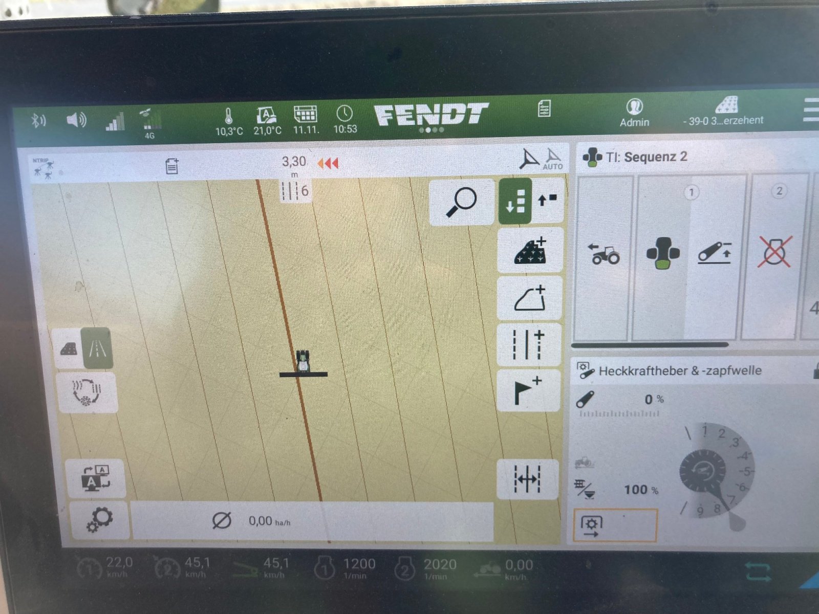 Traktor typu Fendt 720 Vario ProfiPlus, Gebrauchtmaschine v Marktsteft (Obrázek 12)