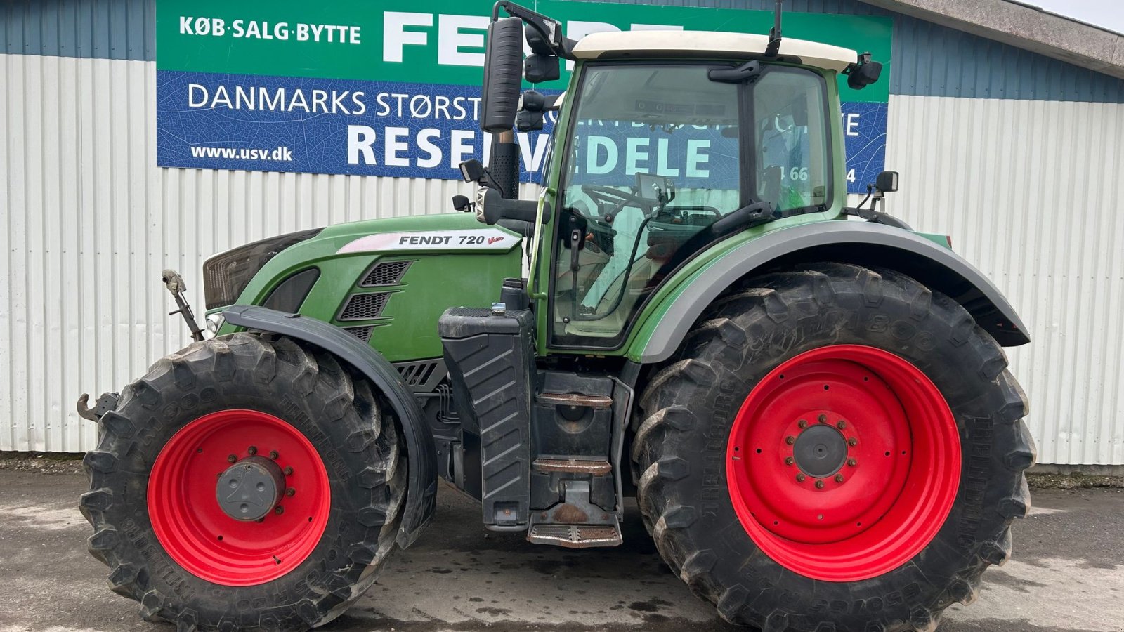 Traktor Türe ait Fendt 720 Vario S4 Profi Plus Med Front PTO, Gebrauchtmaschine içinde Rødekro (resim 1)