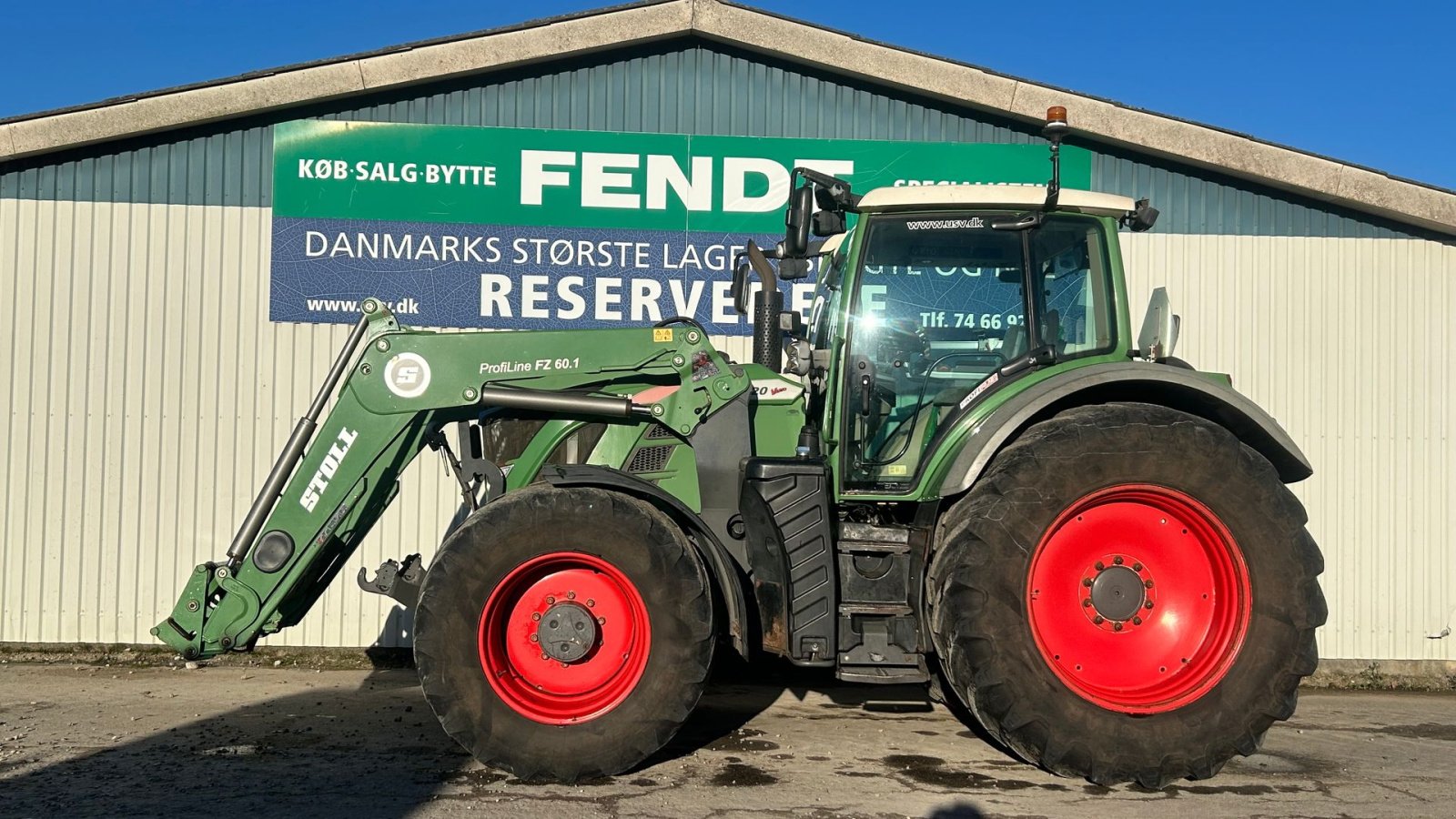 Traktor от тип Fendt 720 Vario S4 Profi Plus Med Stoll FZ 60.1 Frontlæsser, Gebrauchtmaschine в Rødekro (Снимка 1)
