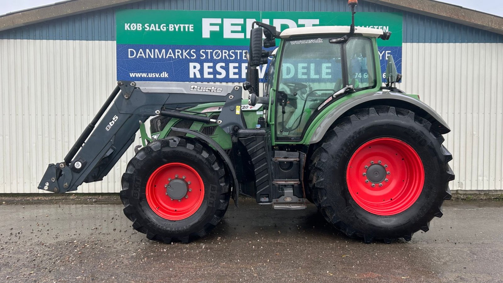 Traktor of the type Fendt 720 Vario SCR Profi Plus  Med Ålø Q65 Frontlæsser, Gebrauchtmaschine in Rødekro (Picture 1)