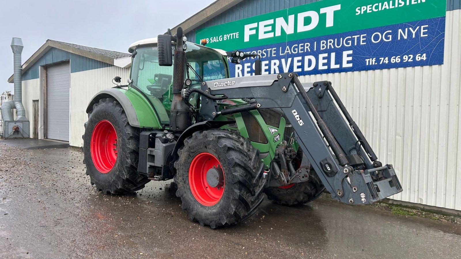 Traktor of the type Fendt 720 Vario SCR Profi Plus  Med Ålø Q65 Frontlæsser, Gebrauchtmaschine in Rødekro (Picture 5)
