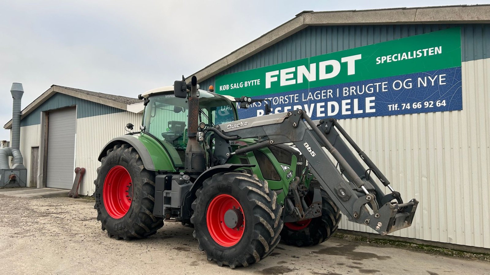 Traktor za tip Fendt 720 Vario SCR Profi Plus  Med Ålø Q65 Frontlæsser, Gebrauchtmaschine u Rødekro (Slika 5)