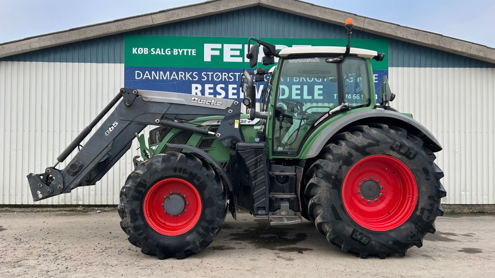 Traktor za tip Fendt 720 Vario SCR Profi Plus  Med Ålø Q65 Frontlæsser, Gebrauchtmaschine u Rødekro (Slika 1)