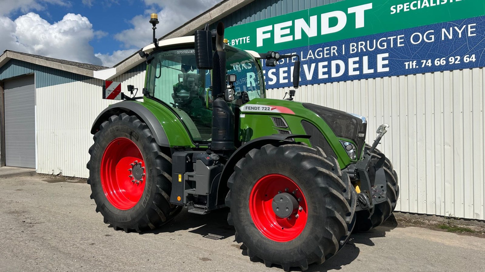 Traktor του τύπου Fendt 722 Vario S4 Profi Plus  Med Front PTO, Gebrauchtmaschine σε Rødekro (Φωτογραφία 5)