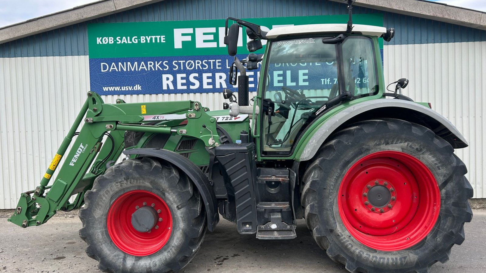 Traktor a típus Fendt 722 Vario SCR Profi Med Fendt Frontlæsser 4x75, Gebrauchtmaschine ekkor: Rødekro (Kép 1)