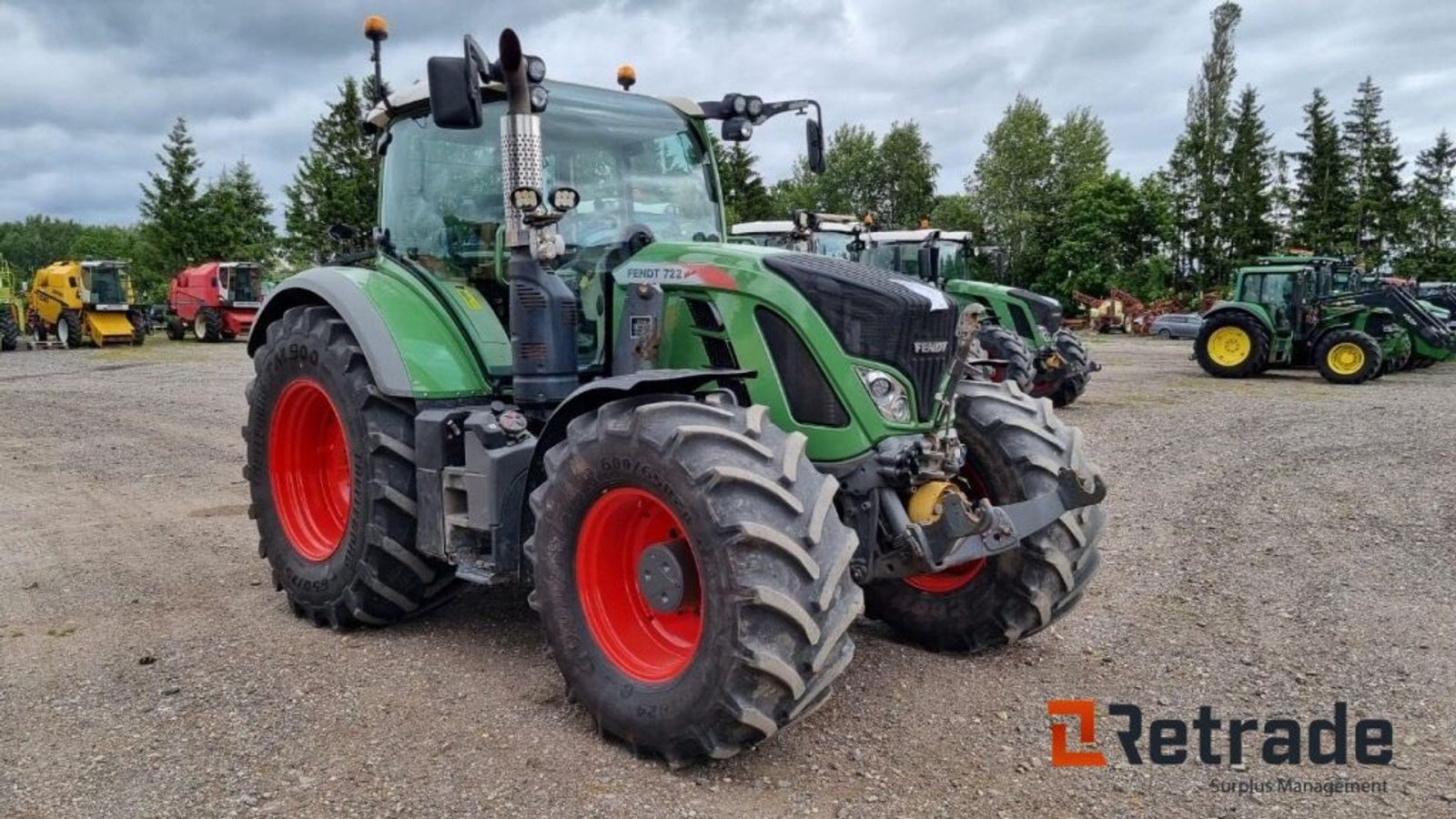 Traktor del tipo Fendt 722 Vario, Gebrauchtmaschine en Rødovre (Imagen 4)