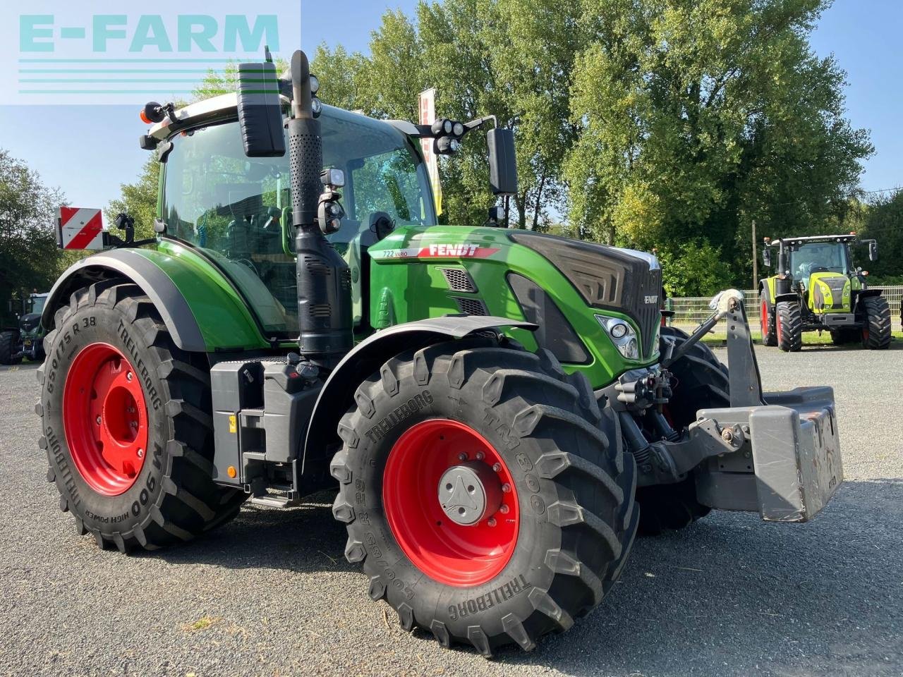 Traktor typu Fendt 722, Gebrauchtmaschine v PLOUIGNEAU (Obrázek 4)