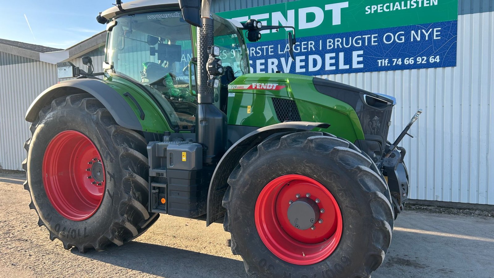 Traktor del tipo Fendt 724 Gen7 Power Plus Setting 2 Front PTO, Godt udstyret, Gebrauchtmaschine en Rødekro (Imagen 4)