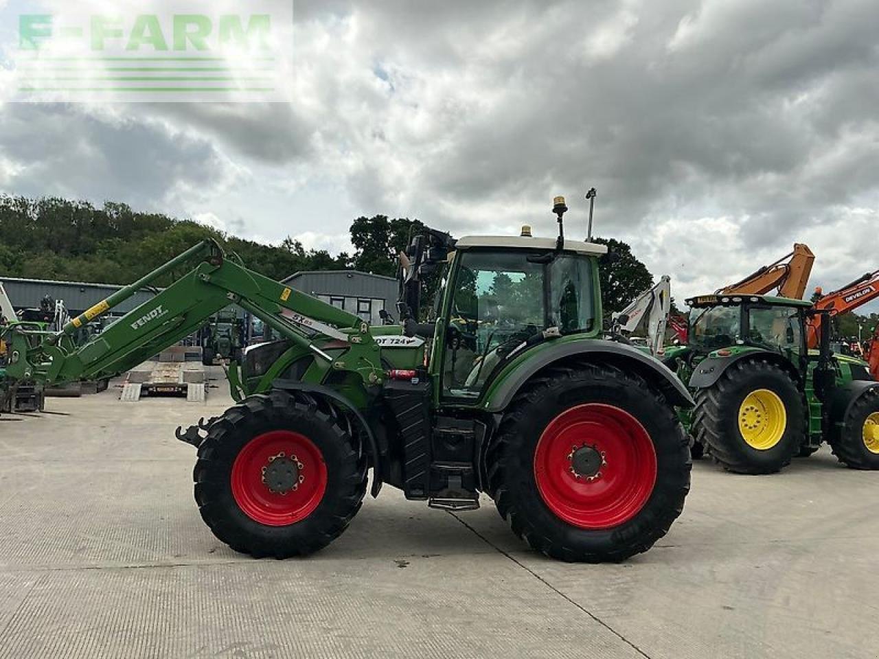 Traktor tip Fendt 724 power plus tractor (st23425), Gebrauchtmaschine in SHAFTESBURY (Poză 7)