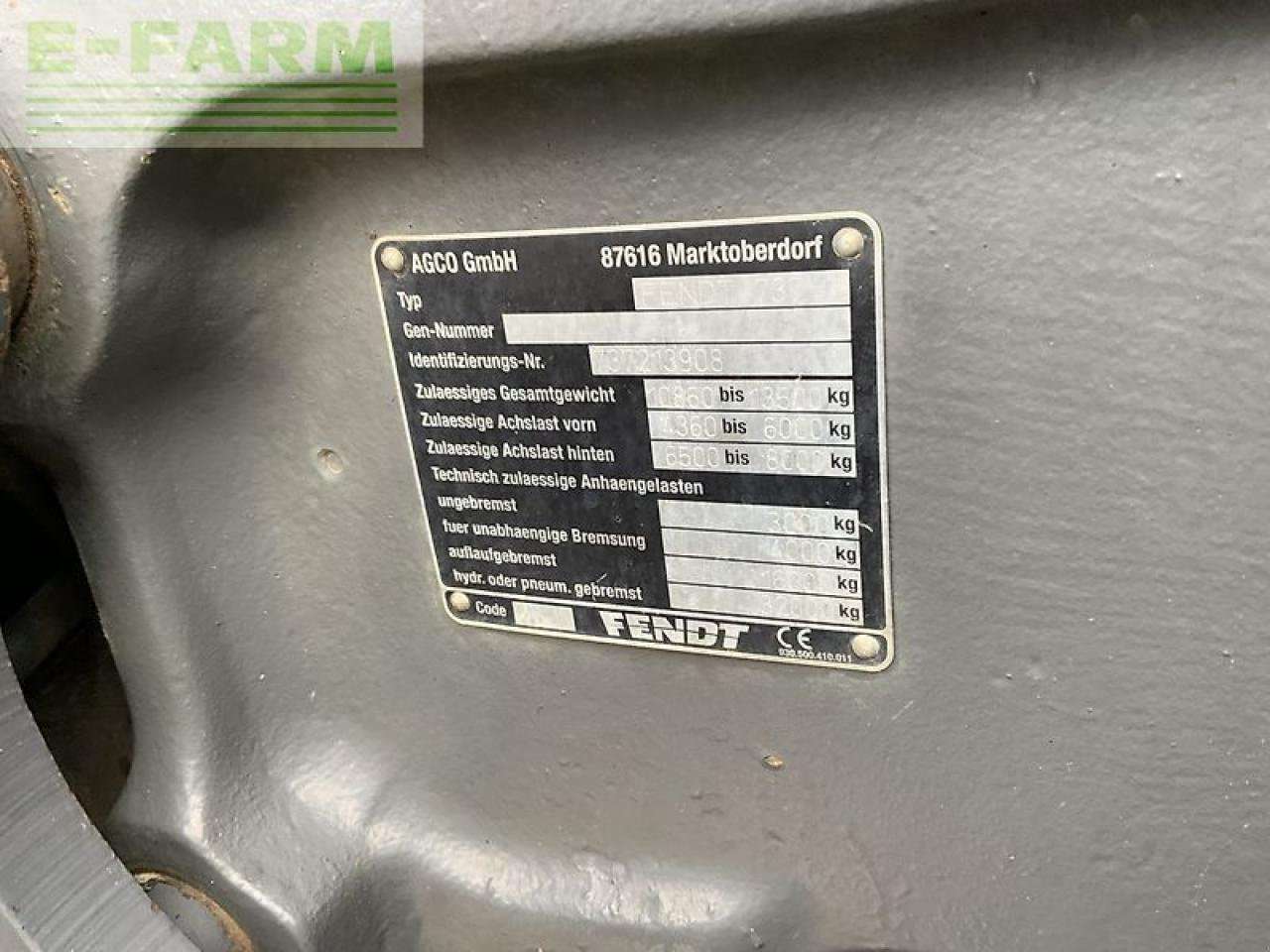 Traktor типа Fendt 724 profi plus tractor (st25188), Gebrauchtmaschine в SHAFTESBURY (Фотография 18)