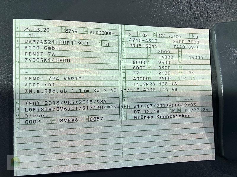 Traktor del tipo Fendt 724 S4 Profi Plus *RTK*, Gebrauchtmaschine In Salsitz (Immagine 22)