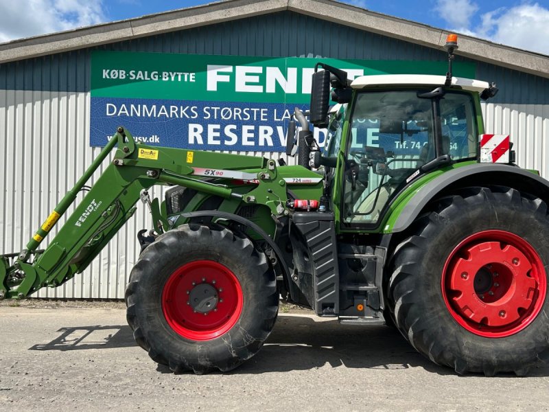 Traktor typu Fendt 724 Vario Gen6 Profi+ Setting2 Alt udstyr Fendt 5X90 Frontlæsser, Gebrauchtmaschine v Rødekro (Obrázek 1)