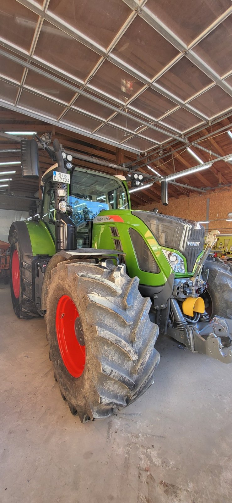 Traktor типа Fendt 724 Vario ProfiPlus, Gebrauchtmaschine в Heideck (Фотография 10)