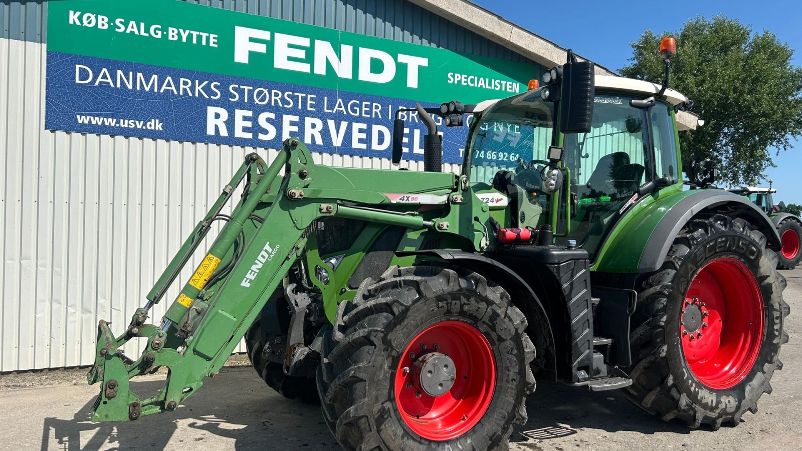 Traktor del tipo Fendt 724 Vario S4 Profi Plus Med Fendt Frontlæsser, Gebrauchtmaschine In Rødekro (Immagine 2)