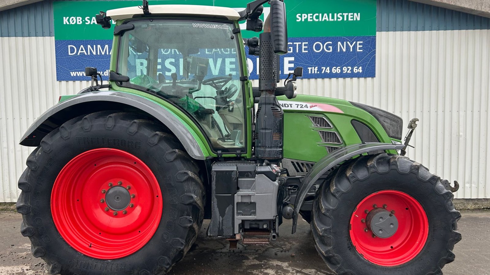 Traktor za tip Fendt 724 Vario S4 Profi Plus Med Front PTO, Gebrauchtmaschine u Rødekro (Slika 3)
