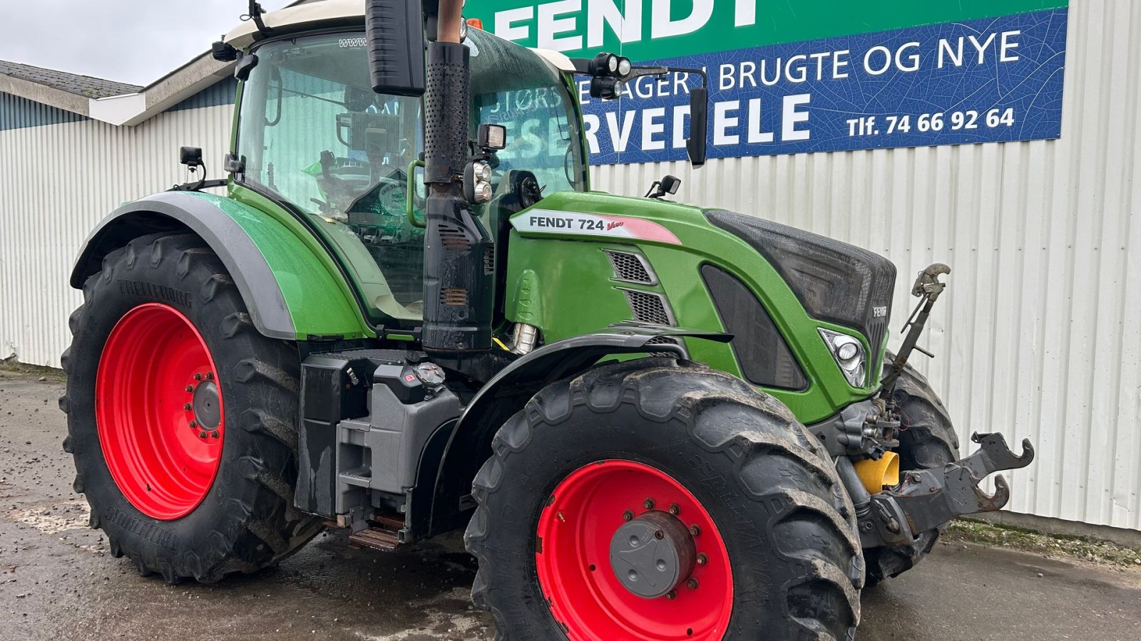 Traktor za tip Fendt 724 Vario S4 Profi Plus Med Front PTO, Gebrauchtmaschine u Rødekro (Slika 4)