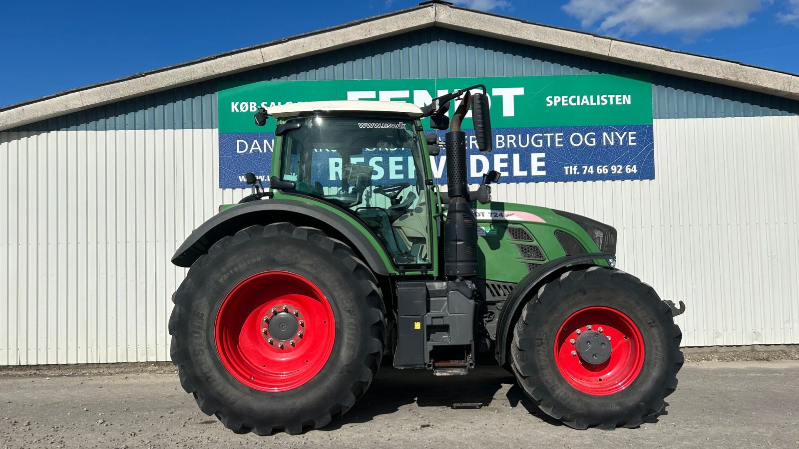 Traktor typu Fendt 724 Vario S4 Profi Plus, Gebrauchtmaschine v Rødekro (Obrázek 4)